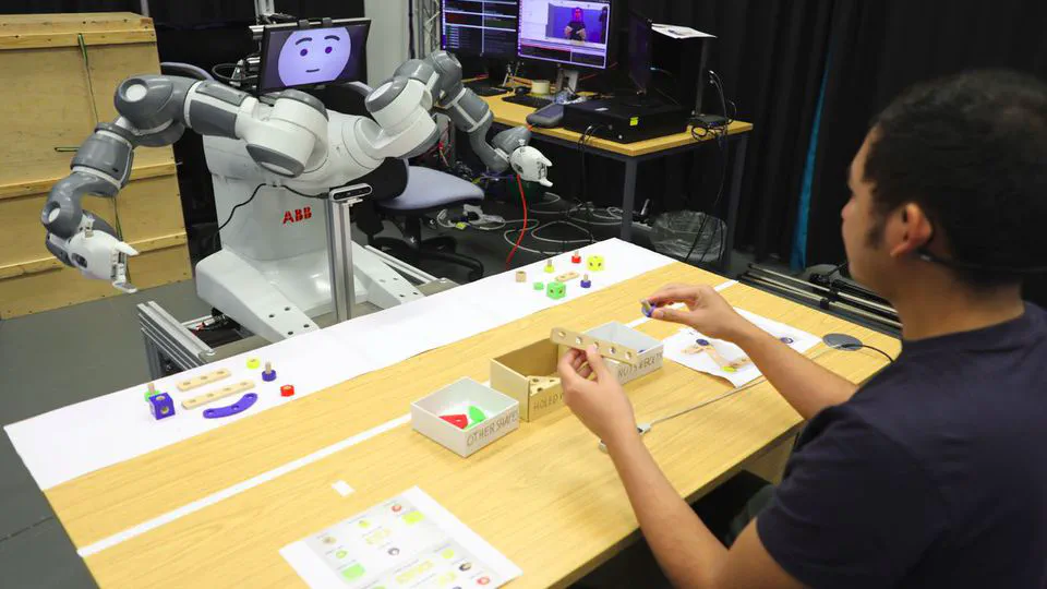 Static and Temporal Differences in Social Signals Between Error-Free and Erroneous Situations in Human-Robot Collaboration